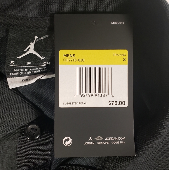 NWT Men's Jordan Active SS Polo Shirt - Picture 5 of 6